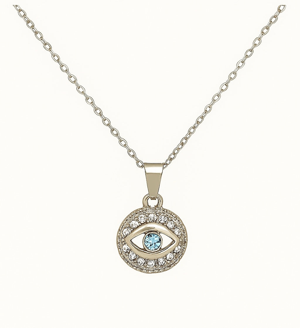Blue Eye Pendant Necklace