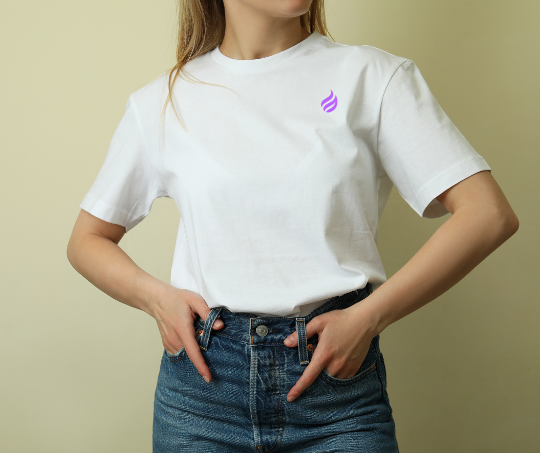 Ember Core Logo Tee – White