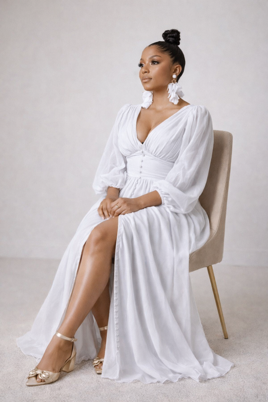 Float Through Every Occasion: The Ember Wear Chiffon Maxi Dress