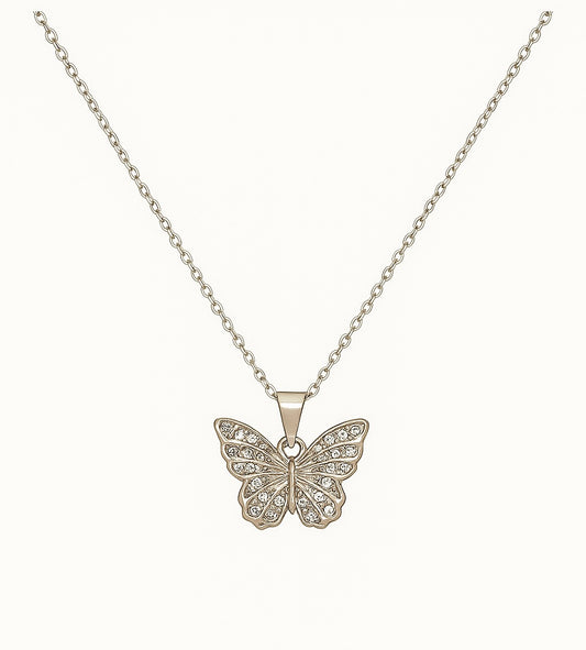 Butterfly Pendant Necklace