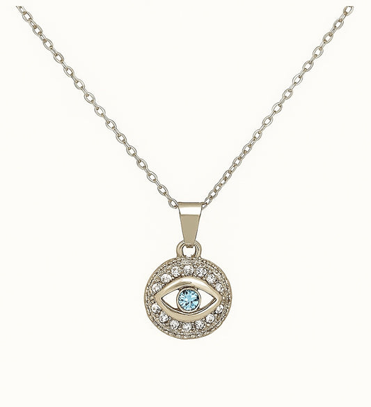 Blue Eye Pendant Necklace