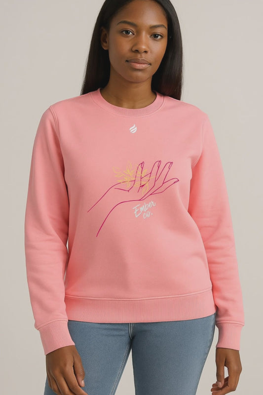 Ember “Touch of Light” Crewneck Sweatshirt – Serenity Line